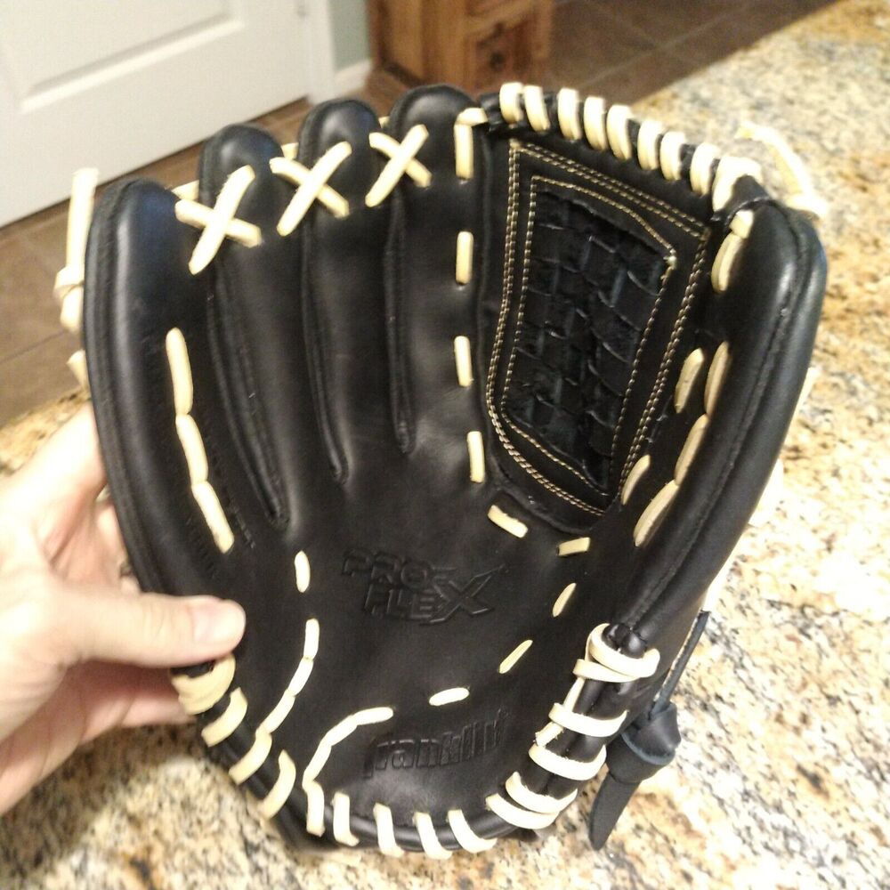 Franklin Pro Flex 4113L 12.5" Hybrid Series Baseball Glove Black Left Handed